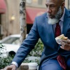 a man eating a sandwich